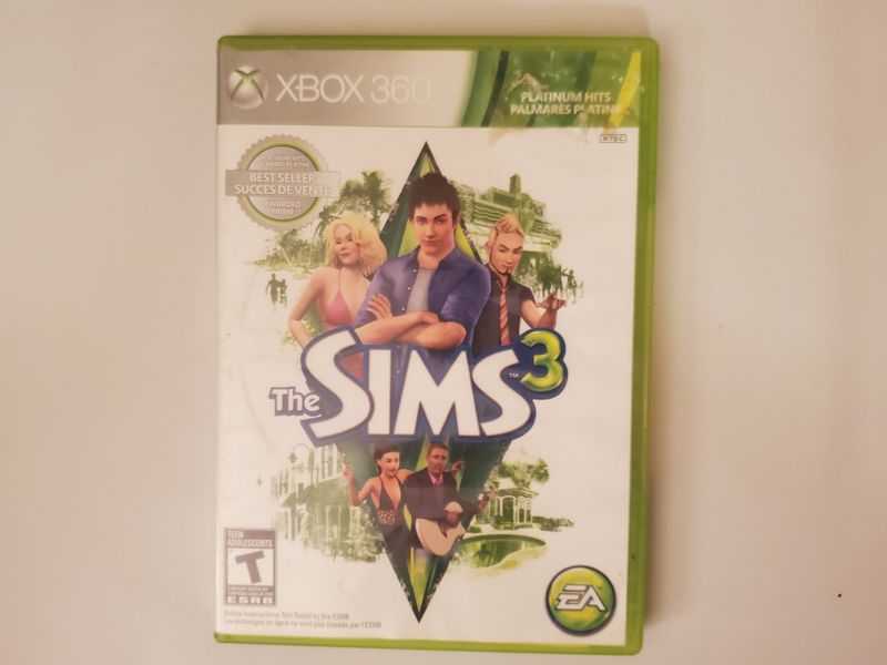 Microsoft Xbox 360 The Sims 3 Platinum Hits video game