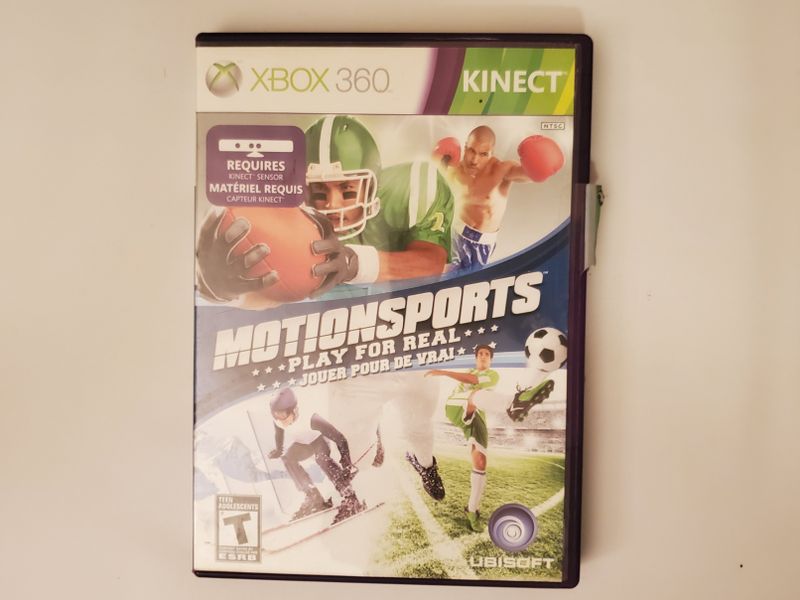 Microsoft Xbox 360 Motionsports Play for real video game