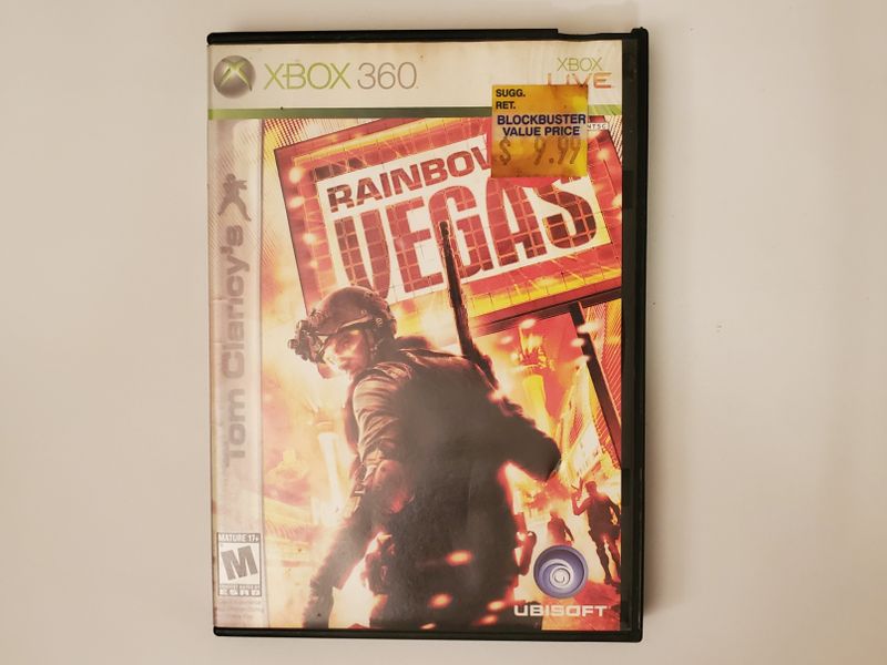 Microsoft Xbox 360 Tom Clancy's Rainbow Six: Vegas video game