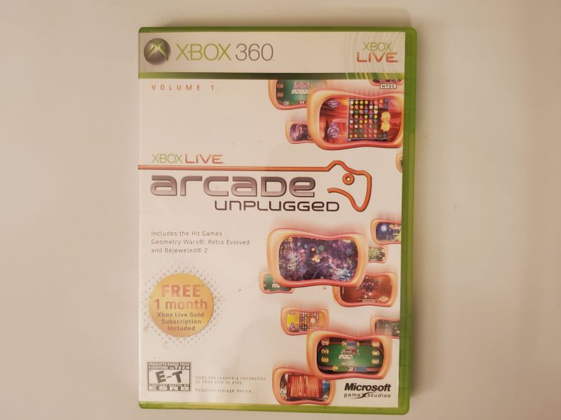 Microsoft Xbox 360 Xbox Live Arcade Unplugged Volume 1 video game