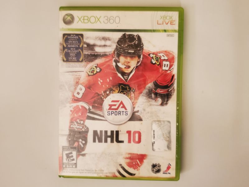 Microsoft Xbox 360 NHL 10 video game