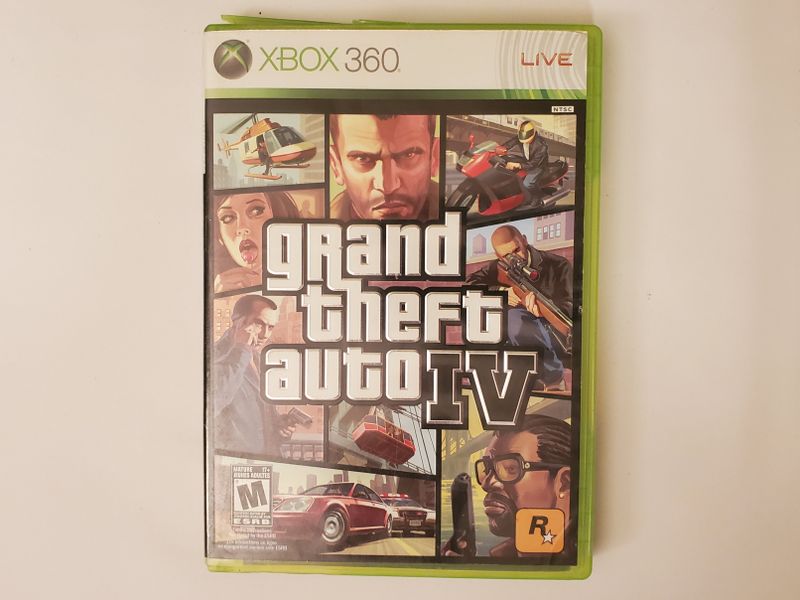 Microsoft Xbox 360 Grand Theft Auto IV video game
