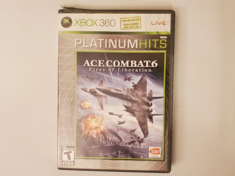 Microsoft Xbox 360 Ace Combat 6 Fires of Liberation Platinum Hits video game