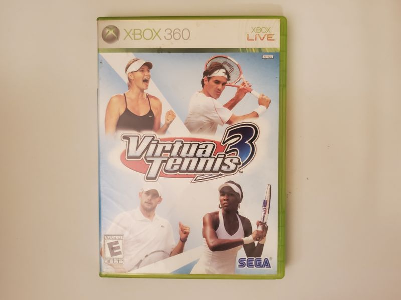 Microsoft Xbox 360 Virtua Tennis 3 video game
