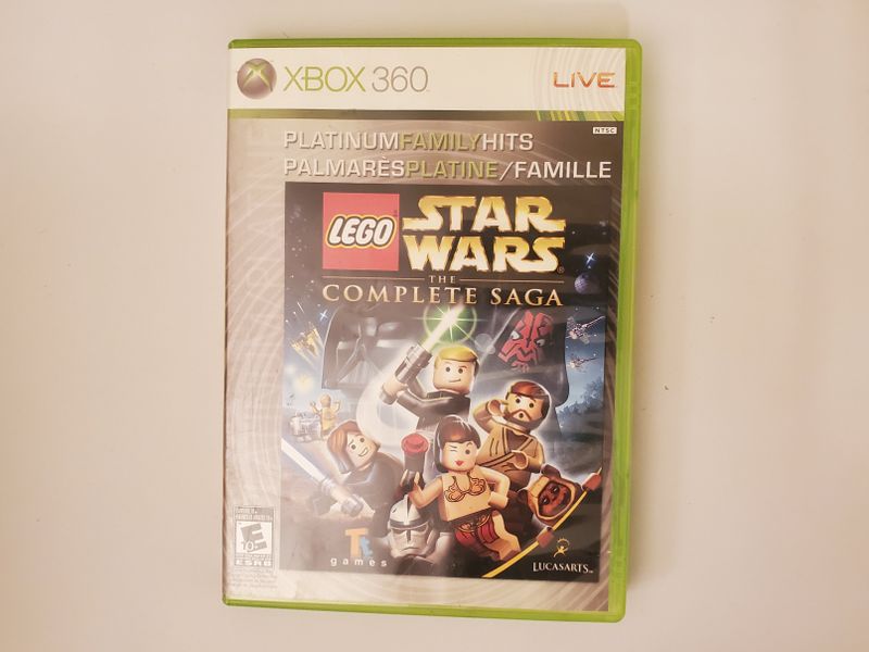 Microsoft Xbox 360 LEGO Star Wars The Complete Saga Platinum Family Hits video game