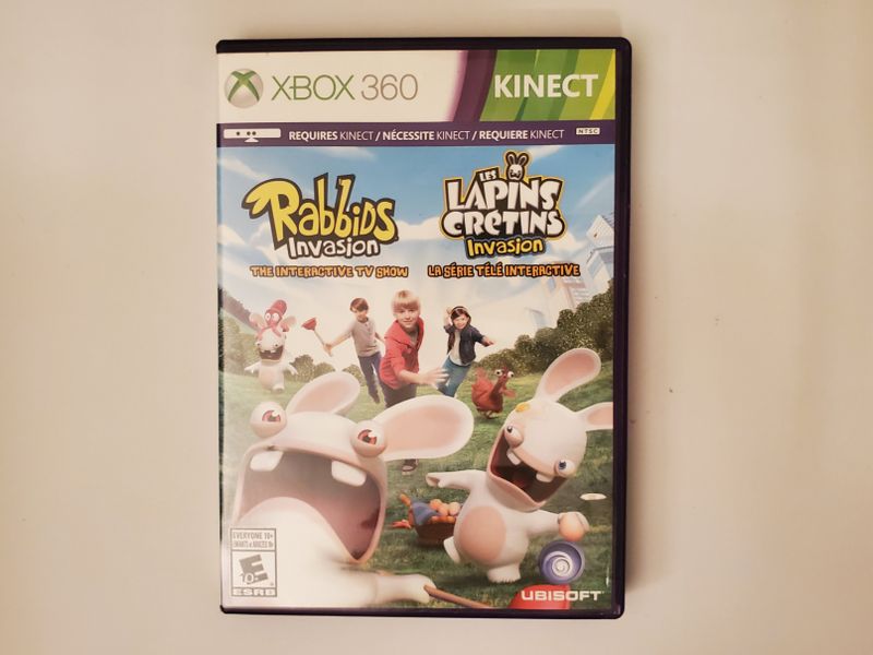 Microsoft Xbox 360 Rabbids Invasion: The Interactive TV Show video game