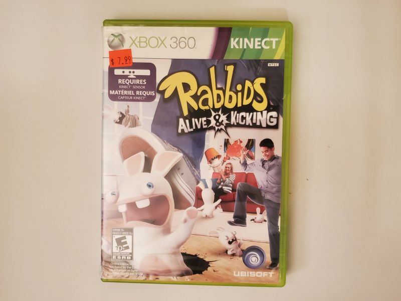 Microsoft Xbox 360 Rabbids Alive & Kicking video game