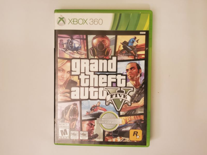 Microsoft Xbox 360 Grand Theft Auto V (Best Seller Edition) video game