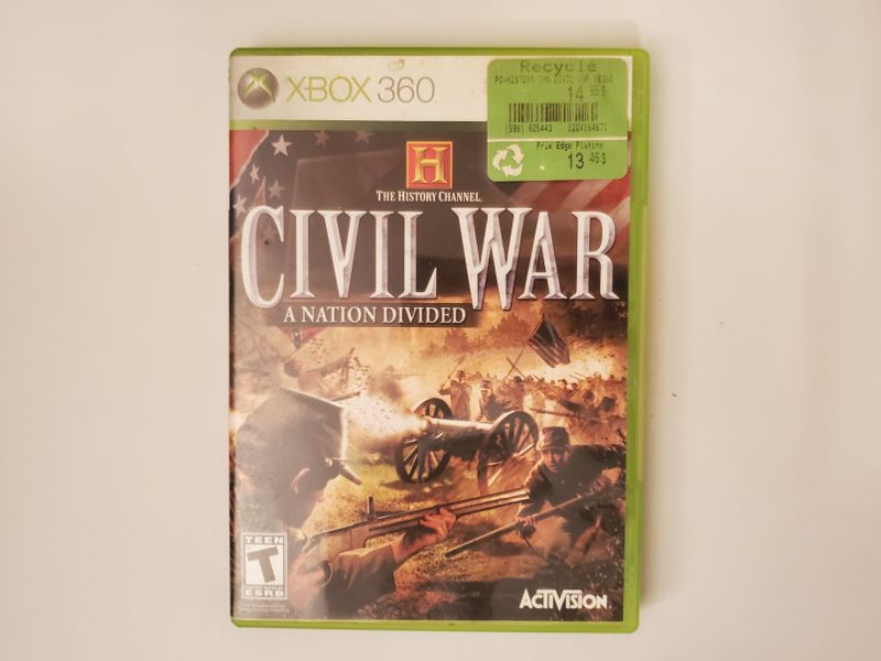 Microsoft Xbox 360 The History Channel: Civil War - A Nation Divided video game