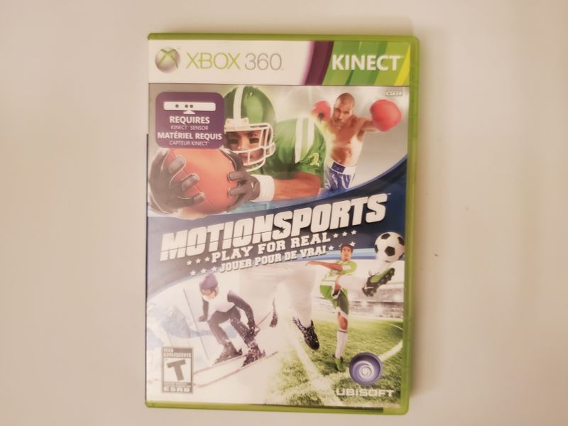 Microsoft Xbox 360 Motionsports Play for real video game