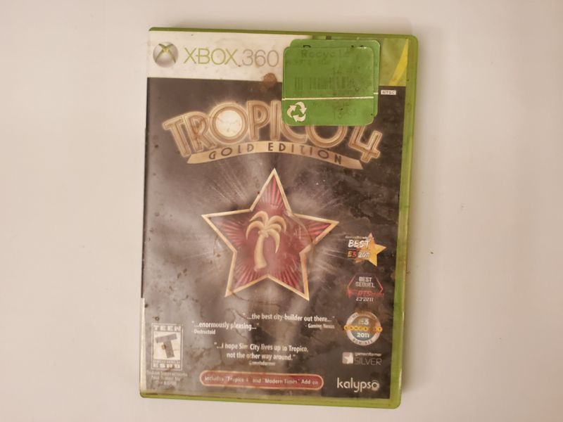 Microsoft Xbox 360 Tropico 4 Gold Edition video game