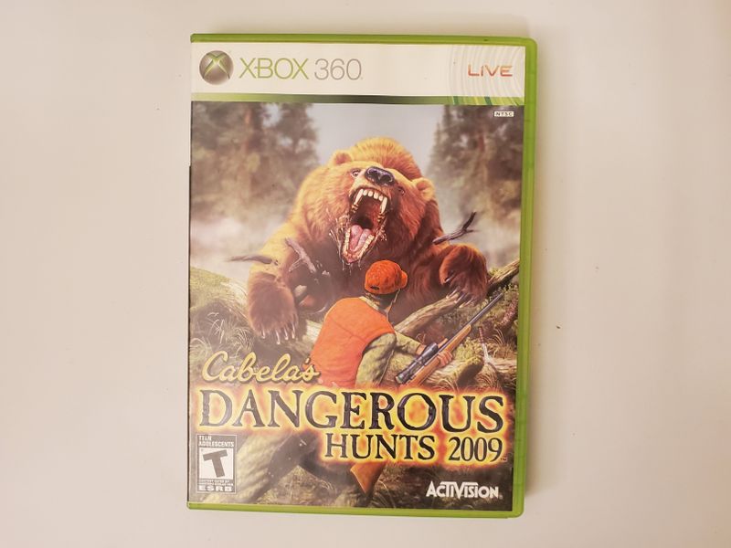 Microsoft Xbox 360 Cabela's Dangerous Hunts 2009 video game