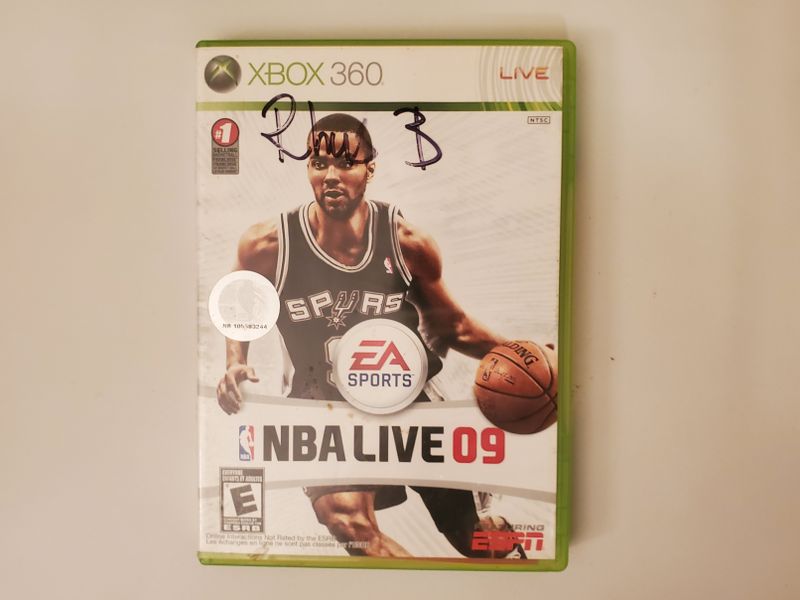 Microsoft Xbox 360 NBA Live 09 video game