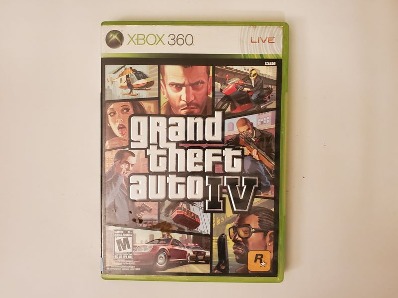 Microsoft Xbox 360 Grand Theft Auto IV video game