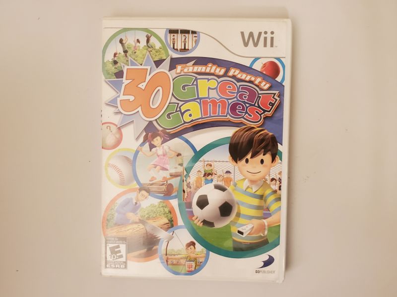 Nintendo Wii 30 Great Games Family Party video game