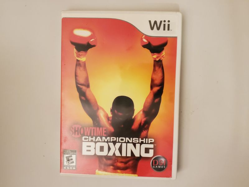 Nintendo Wii Showtime Championship Boxing video game