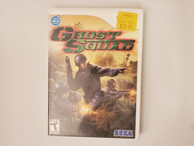 Nintendo Wii Ghost Squad video game