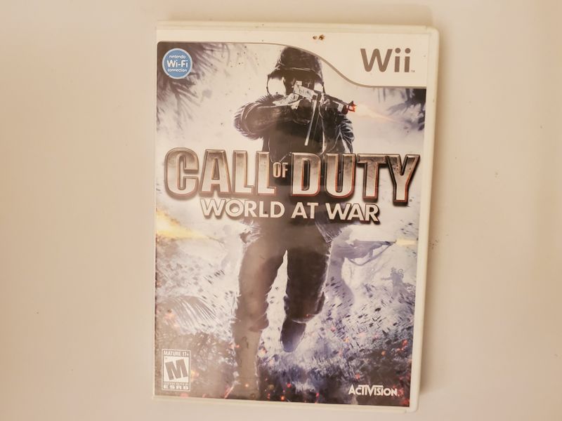 Nintendo Wii Call of Duty World At War video game