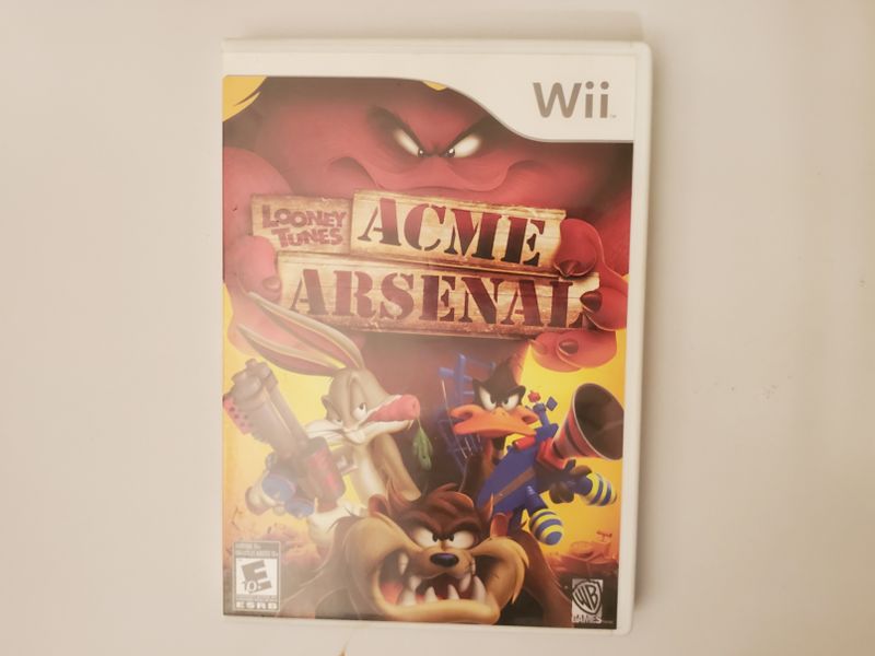 Nintendo Wii Looney Tunes Acme Arsenal video game