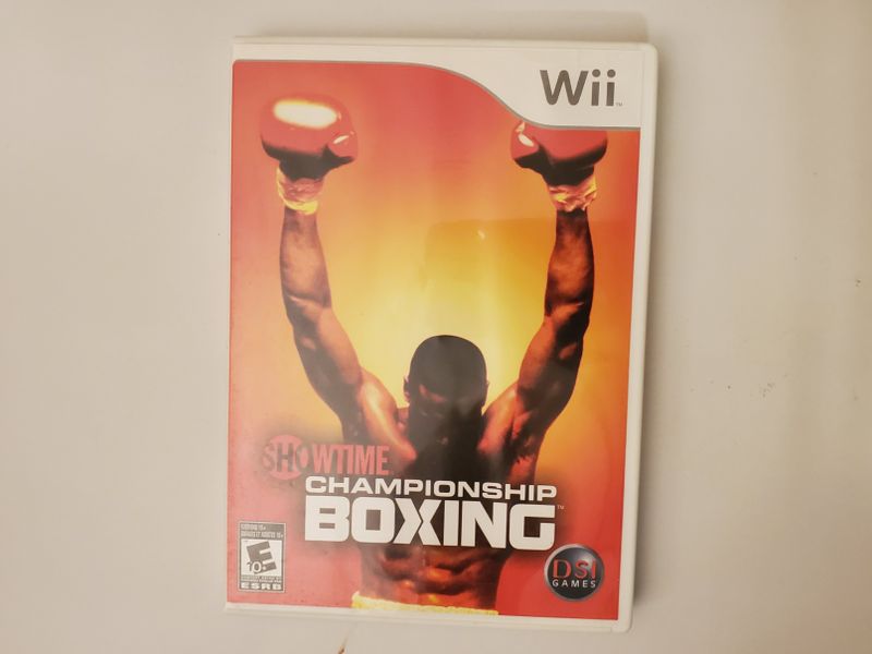 Nintendo Wii Showtime Championship Boxing video game