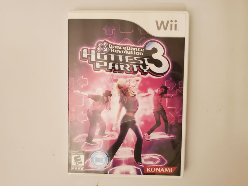 Nintendo Wii DanceDanceRevolution Hottest Party 3 video game
