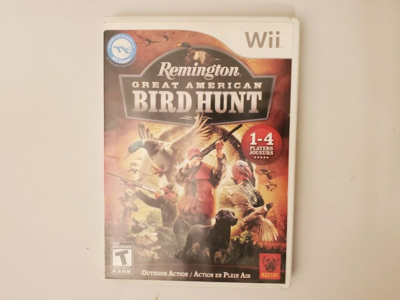 Nintendo Wii Remington Great American Bird Hunt video game