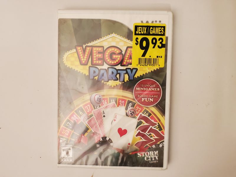 Nintendo Wii Vegas Party video game