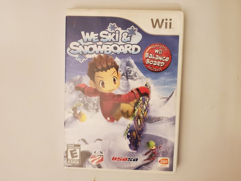 Nintendo Wii We Ski & Snowboard video game