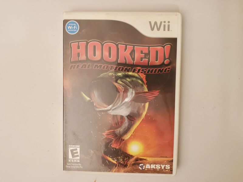 Nintendo Wii Hooked! Real Motion Fishing video game