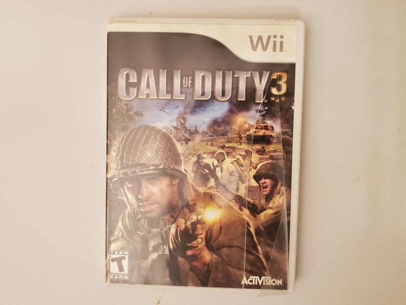 Nintendo Wii Call of Duty 3 video game