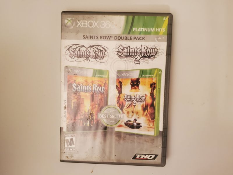 Microsoft Xbox 360 Saints Row Pack Double Platinum Hits video game