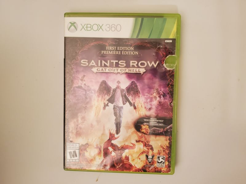 Microsoft Xbox 360 Saints Row Gat Out of Hell First Edition video game