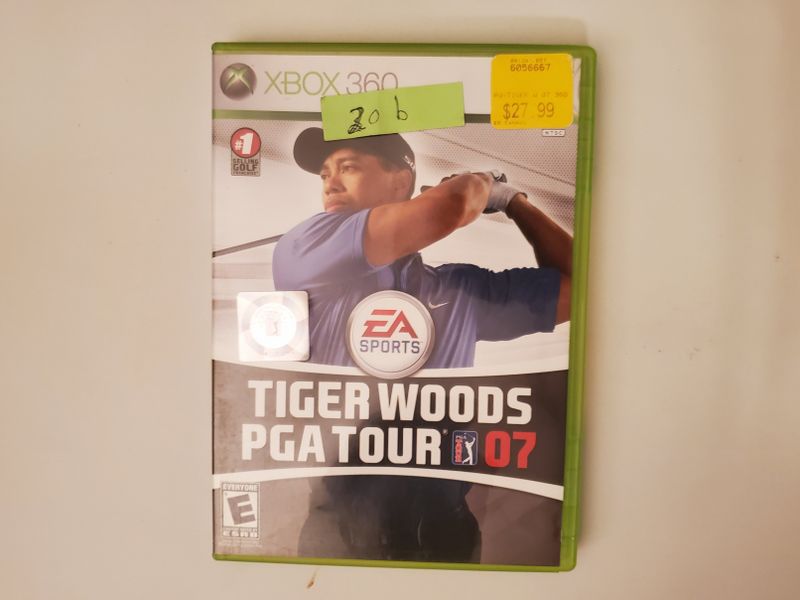 Microsoft Xbox 360 Tiger Woods PGA Tour 07 video game