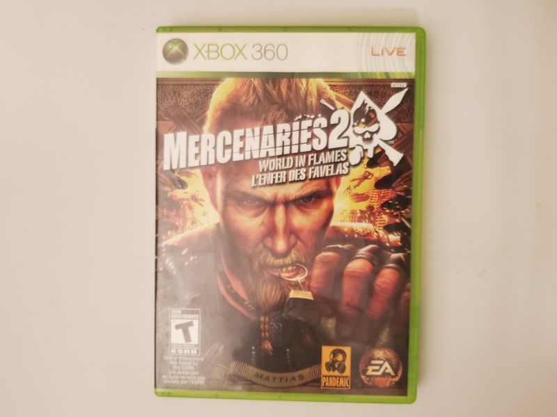 Microsoft Xbox 360 Mercenaries 2 World In Flames video game