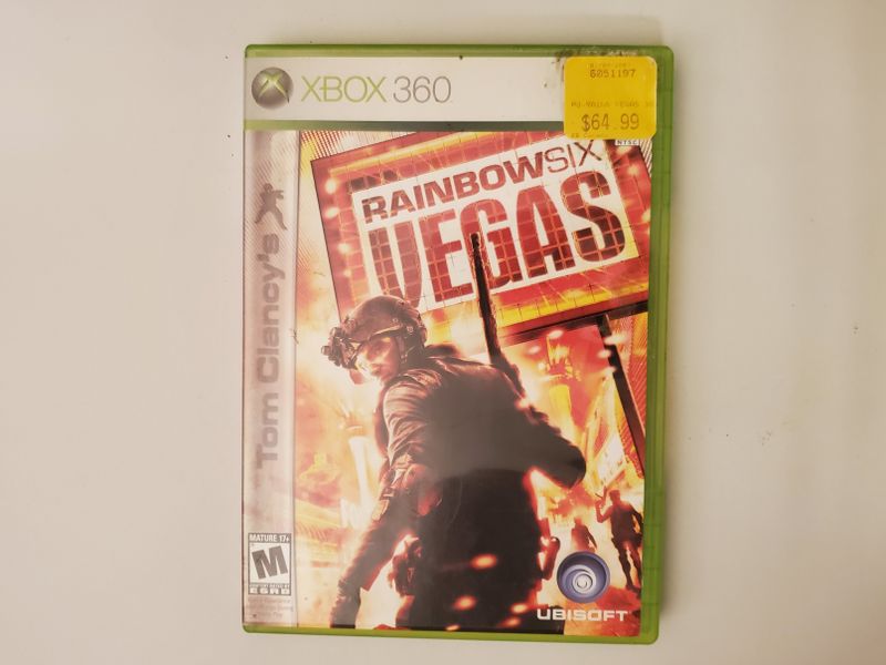 Microsoft Xbox 360 Tom Clancy's Rainbow Six: Vegas video game