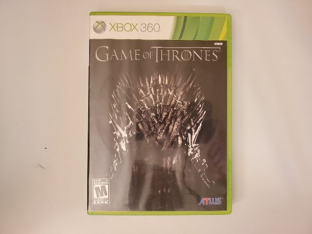 Microsoft Xbox 360 Game of Thrones video game