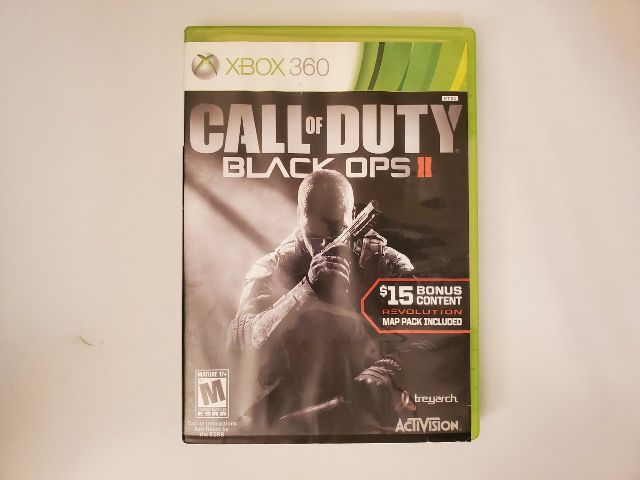 Microsoft Xbox 360 Call of Duty Black Ops II video game