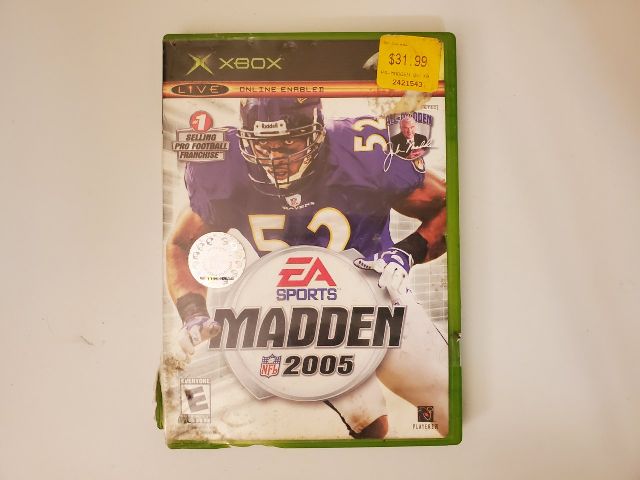 Microsoft Xbox Madden NFL 2005 video game