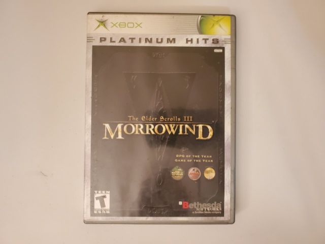 Microsoft Xbox The Elder Scrolls III Morrowwind Platinum Hits video game
