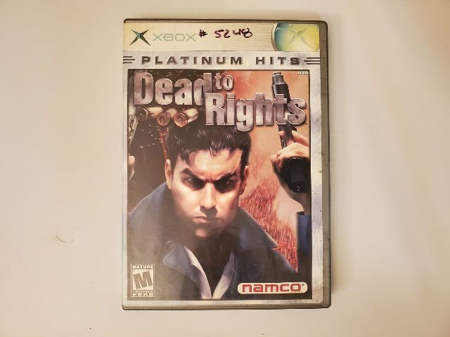 Microsoft Xbox Dead to Rights Platinum Hits video game