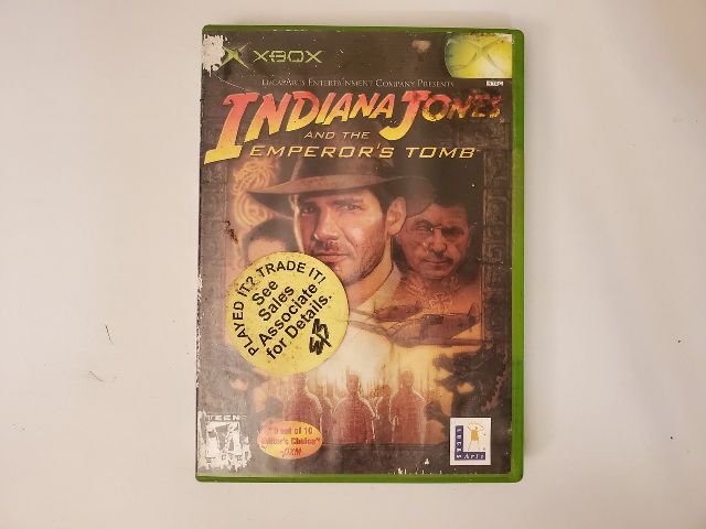 Microsoft Xbox Indiana Jones and the Emperor's Tomb video game
