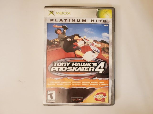 Microsoft Xbox Tony Hawk's Pro Skater 4 Platinum Hits video game