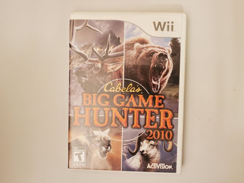 Nintendo Wii Cabela's Big Game Hunter 2010 video game