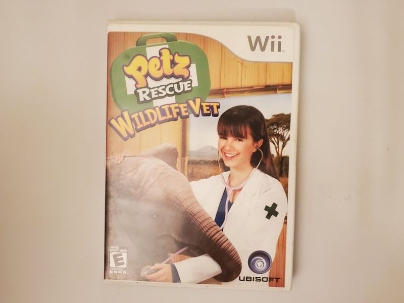 Nintendo Wii Petz Rescue Wildlife Vet video game