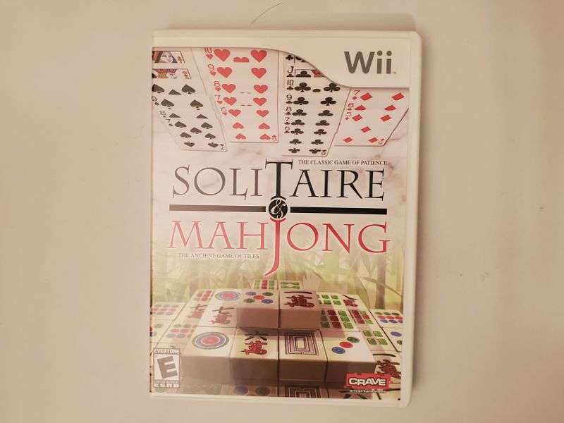 Nintendo Wii Solitaire & Mahjong video game