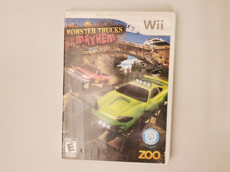 Nintendo Wii Monster Trucks Mayhem video game