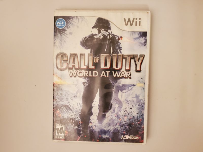 Nintendo Wii Call of Duty World At War video game