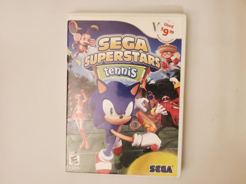 Nintendo Wii Sega Superstars Tennis video game