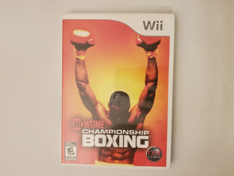 Nintendo Wii Showtime Championship Boxing video game