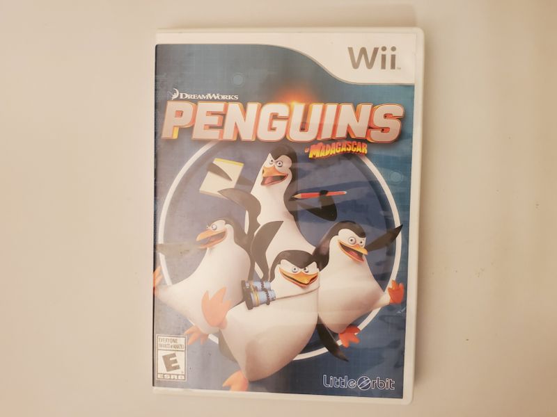 Nintendo Wii Penguins of Madagascar video game